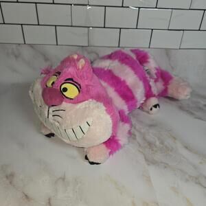 Disney Store Cheshire Cat Plush Alice in Wonderland Authentic 18” Stuffed Toy